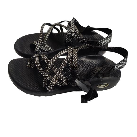 Chaco's Women's Sz 8 Zcloud X2 Limb Black Grey Hiking Trail Sandals Strappy - Picture 2 of 9